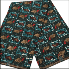 African Wax Fabric/Wax Clothes/Ghanaian Wax Print/Nigerian Ankara. 6 Yards Piece