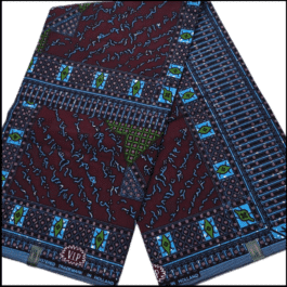 African Wax Fabric/Wax Clothes/Ghanaian Wax Print/Nigerian Ankara. 6 Yards Piece
