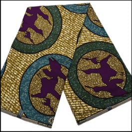 African Wax Fabric/Wax Clothes/Ghanaian Wax Print/Nigerian Ankara. 6 Yards Piece