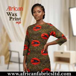 African Wax Fabric/Wax Clothes/Ghanaian Wax Print/Nigerian Ankara. 6 Yards Piece