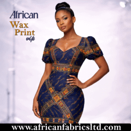 African Wax Fabric/Wax Clothes/Ghanaian Wax Print/Nigerian Ankara. 6 Yards Piece