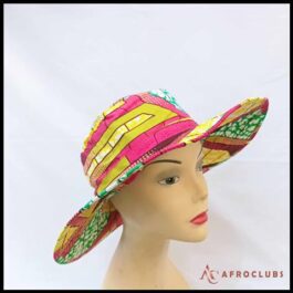 African Wax Print Floppy Cap