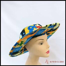 African Wax Print Floppy Cap