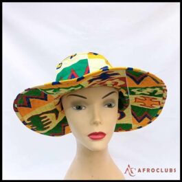 African Wax Print Floppy Cap