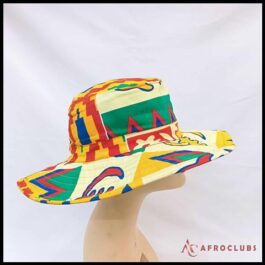 African Wax Print Floppy Cap