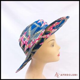 African Wax Print Floppy Cap
