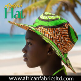 African Wax Print Floppy Cap