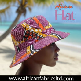 African Wax Print Floppy Cap
