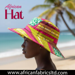 African Wax Print Floppy Cap