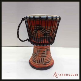Wooden Drum (Djembe) Size : H-26cm X W-14cm X L-12.5