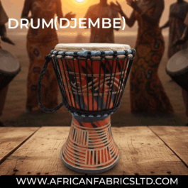 Drum (Djembe) Size Height 26cm X Top Diameter 17cm