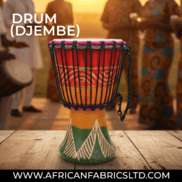 Drum (Djembe) Size Height 26cm X Top Diameter 17cm