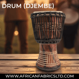 Drum (Djembe) Size Height 24cm X Top Diameter 14cm