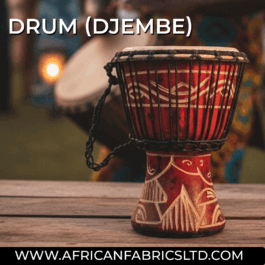 Drum (Djembe) Size Height 24cm X Top Diameter 14cm