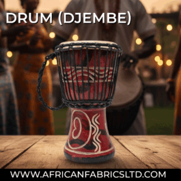 Drum (Djembe) Size Height 24cm X Top Diameter 14cm