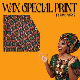 Special  African Wax Print  6 Yards Piece