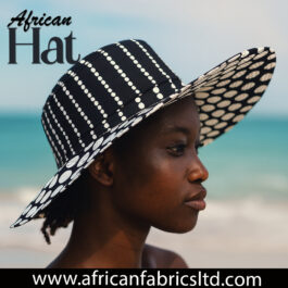 African Wax Print Floppy Cap
