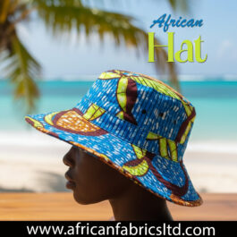 African Wax Print Floppy Cap