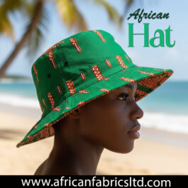 African Wax Print Floppy Cap