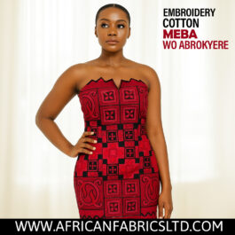 Embroidery cotton  Meba Wo Abrokyere 6 Yards