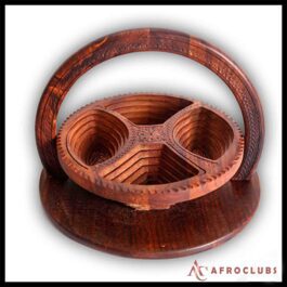 Carved Wooden Fruit Tray