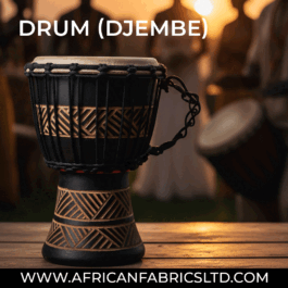 Drum (Djembe) Size Height 26cm X Top Diameter 17cm