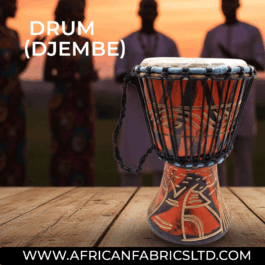 Drum (Djembe) Size Height 26cm X Top Diameter 17cm