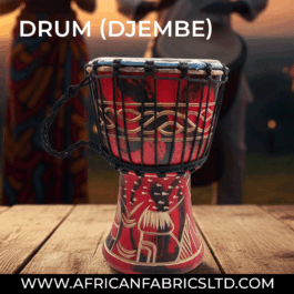 Drum (Djembe) Size Height 26cm X Top Diameter 17cm