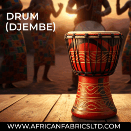 Drum (Djembe) Size Height 26cm X Top Diameter 17cm