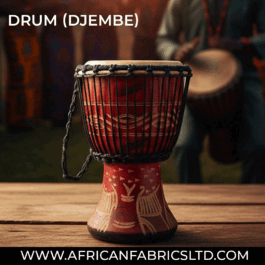 Drum (Djembe) Size Height 24cm X Top Diameter 14cm