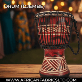 Drum (Djembe) Size Height 24cm X Top Diameter 14cm