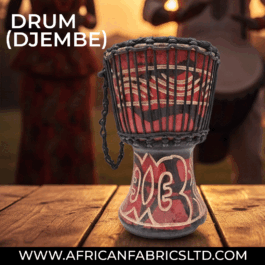 Drum (Djembe) Size Height 24cm X Top Diameter 14cm