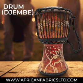 Drum (Djembe) Size Height 24cm X Top Diameter 14cm
