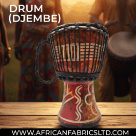 Drum (Djembe) Size Height 24cm X Top Diameter 14cm