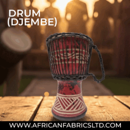 Drum (Djembe) Size Height 24cm X Top Diameter 14cm