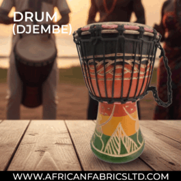 Drum (Djembe) Size Height 26cm X Top Diameter 17cm