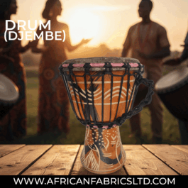 Drum (Djembe) Size Height 26cm X Top Diameter 17cm