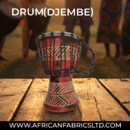 Drum (Djembe) Size Height 26cm X Top Diameter 17cm