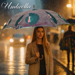 African Wax Print Umbrella