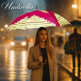 African Wax Print Umbrella