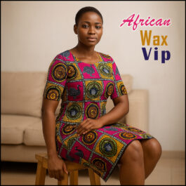 African Wax Fabric/Wax Clothes/Ghanaian Wax Print/Nigerian Ankara. 6 Yards Piece
