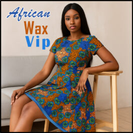 African Wax Fabric/Wax Clothes/Ghanaian Wax Print/Nigerian Ankara. 6 Yards Piece