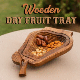 Wooden Dry Fruit Tray Size:(H-36 : D-24)cm