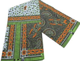African Wax Fabric/Wax Clothes/Ghanaian Wax Print/Nigerian Ankara. 6 Yards Piece
