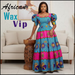 African Wax Fabric/Wax Clothes/Ghanaian Wax Print/Nigerian Ankara. 6 Yards Piece