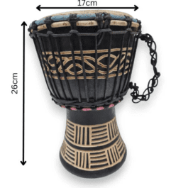 Drum (Djembe) Size Height 26cm X Top Diameter 17cm