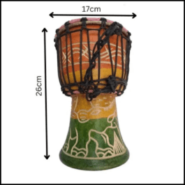 Drum (Djembe) Size Height 26cm X Top Diameter 17cm