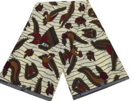African Wax Fabric/Wax Clothes/Ghanaian Wax Print/Nigerian Ankara. 6 Yards Piece