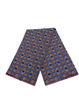 African Wax Fabric/Wax Clothes/Ghanaian Wax Print/Nigerian Ankara. 6 Yards Piece