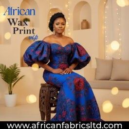 African Wax Fabric/Wax Clothes/Ghanaian Wax Print/Nigerian Ankara. 6 Yards Piece